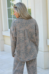 Z Supply: All Day Leopard Jacket - Desert Tan