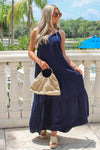 Dear John: Zion Gauze Dress - Black Iris