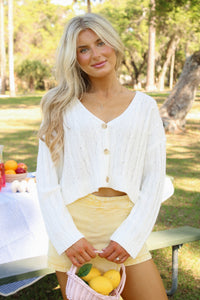 Sadie & Sage: You And Me Cardigan - White