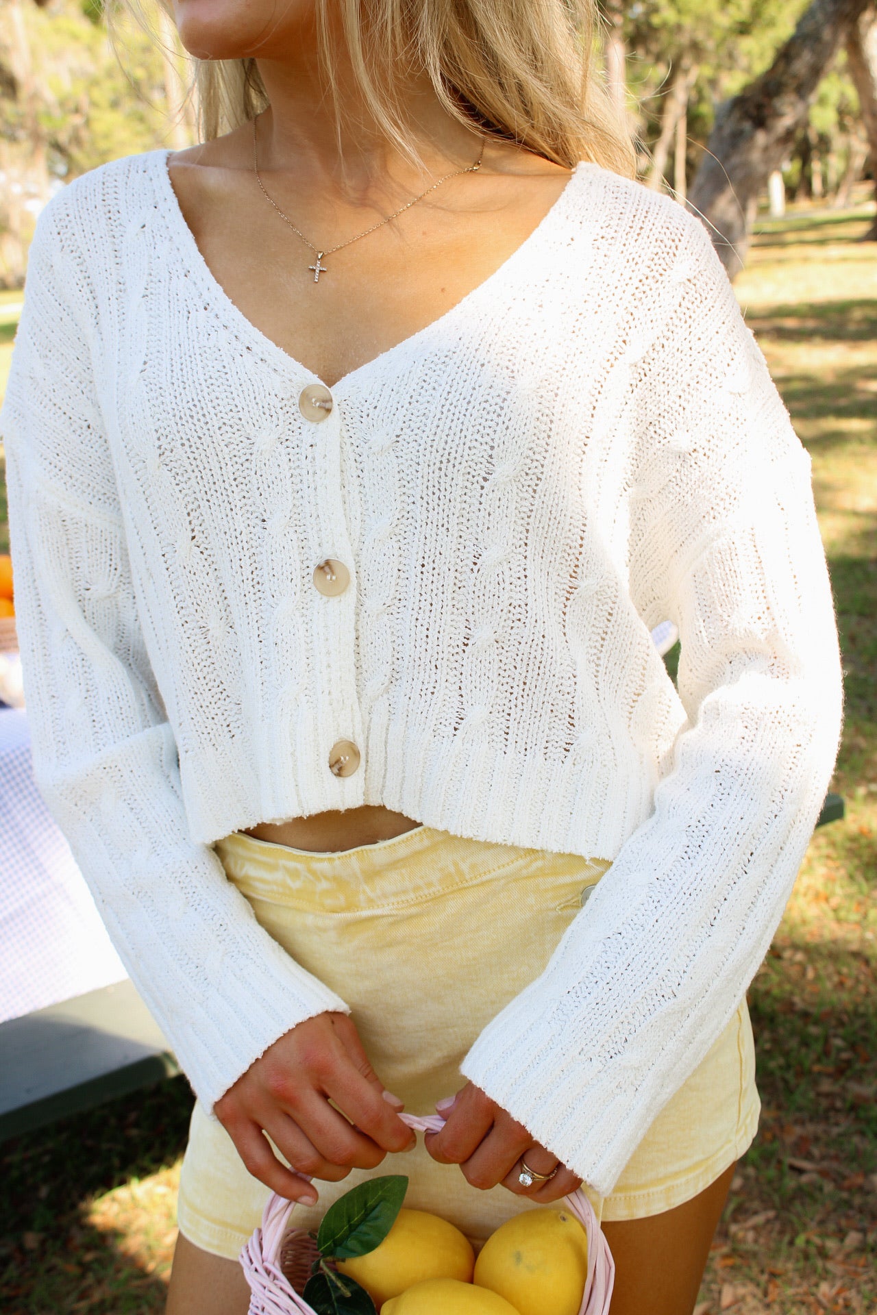 Sadie & Sage: You And Me Cardigan - White