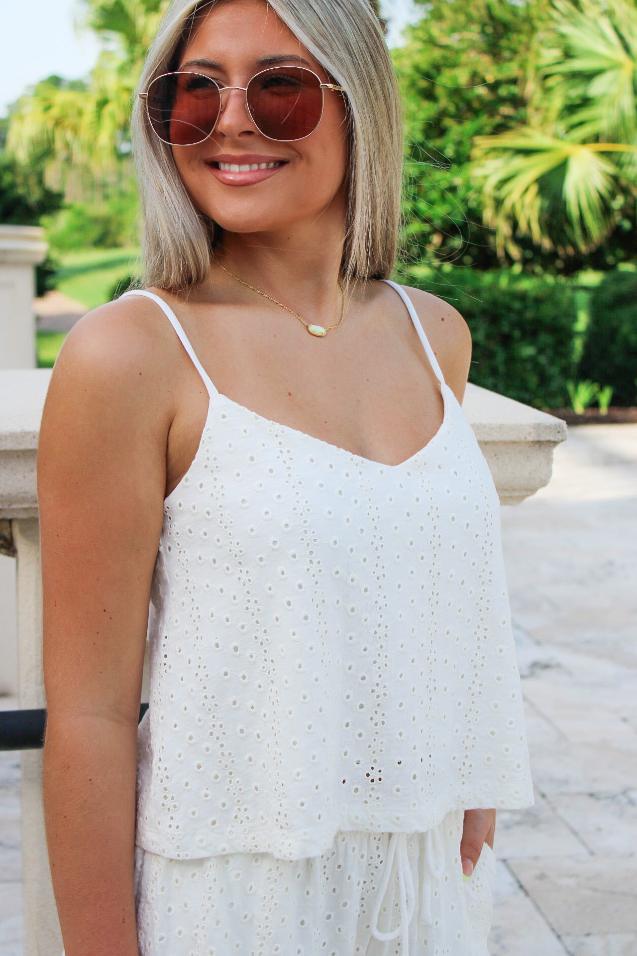 Z Supply: Sylvie Knit Eyelet Tank - White – Makk Fashions