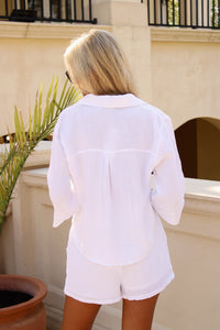 Z Supply: Helena Airy Gauze Top - White