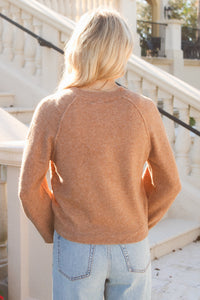 Z Supply: Westmont Henley Sweater - Golden Carmel