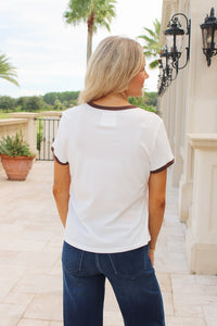 Dear John: Unity Tee - White/Brown