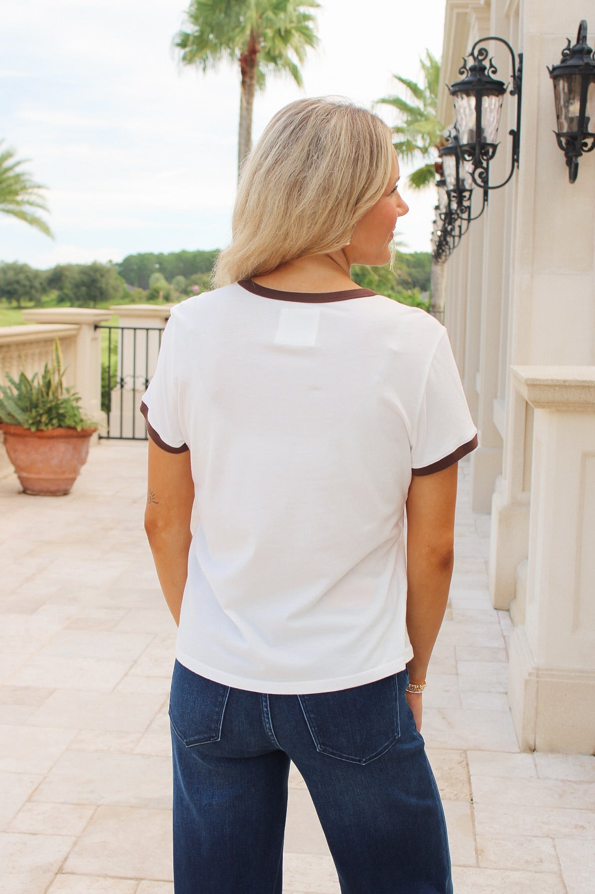 Dear John: Unity Tee - White/Brown