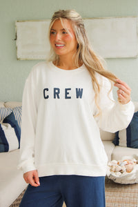 Z Supply: Crew Boyfriend Sweatshirt - Sea Salt