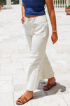 In The Moment Mid Rise Jeans - Bone