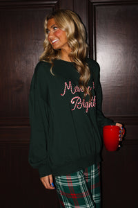 Z Supply: Bright Sunday Sweatshirt - Garland Green