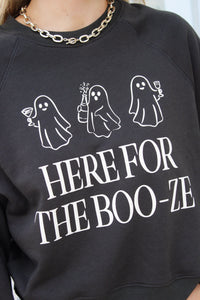 Z Supply: Booze Sweatshirt - Ash Black