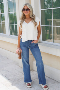 Moment Of Truth Sweater Vest - Cream