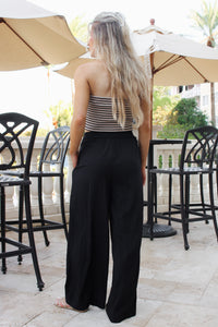 Sadie & Sage: Night Bloom Pants - Black