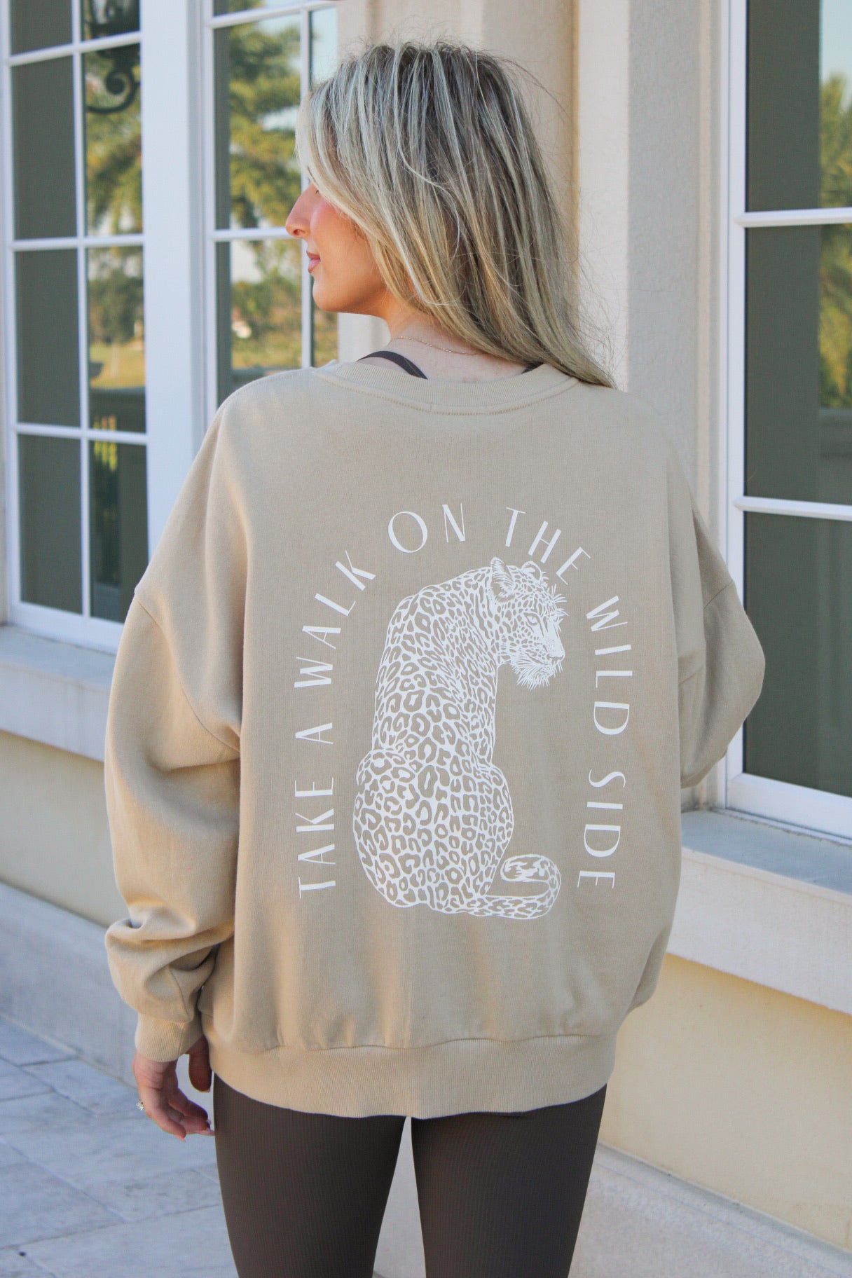 Z Supply: Wild Side Sweatshirt - Washed Gold