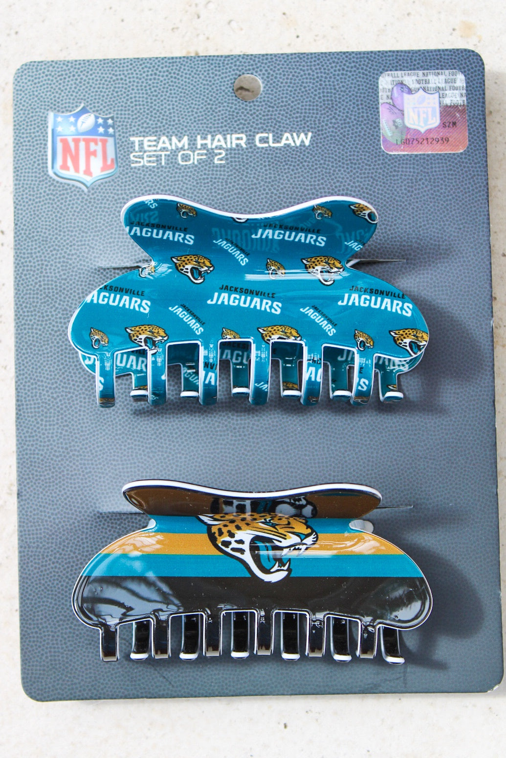 NFL Jaguars Hair Claw Set