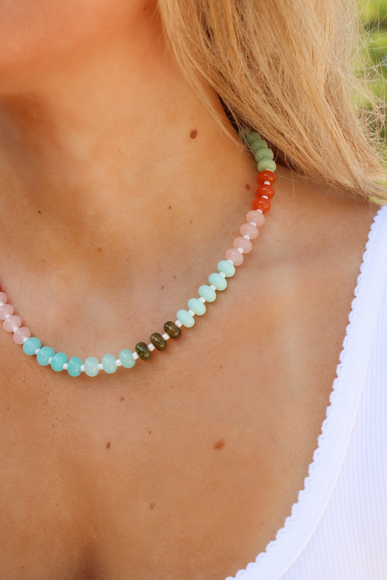 Danica Beaded Necklace - Multi