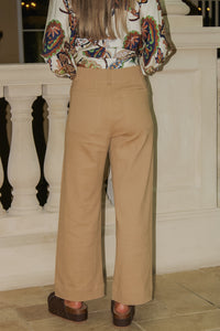 Trending Times Wide Leg Pants - Taupe