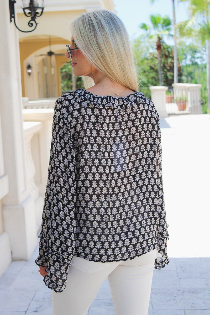 Dear John: Jacquel Top - Whitecap Gray