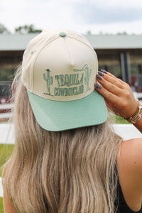 Tequilla Cowboy Embroidered Hat - Sage
