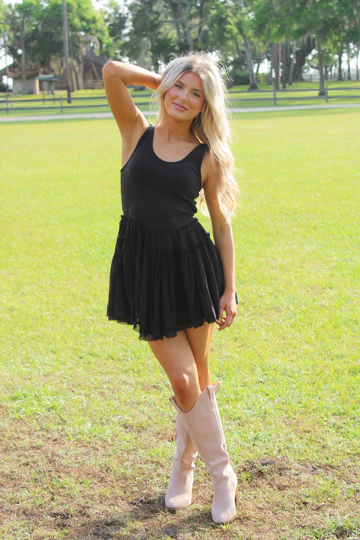 Soft Theory Sleeveless Mini Dress - Black