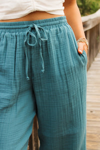 Lotus & Luna: Cabana Pants Collection - New Moon Blue