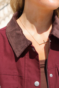 Harvest Ridge Cropped Barn Jacket - Wine
