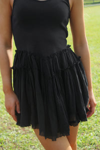 Soft Theory Sleeveless Mini Dress - Black