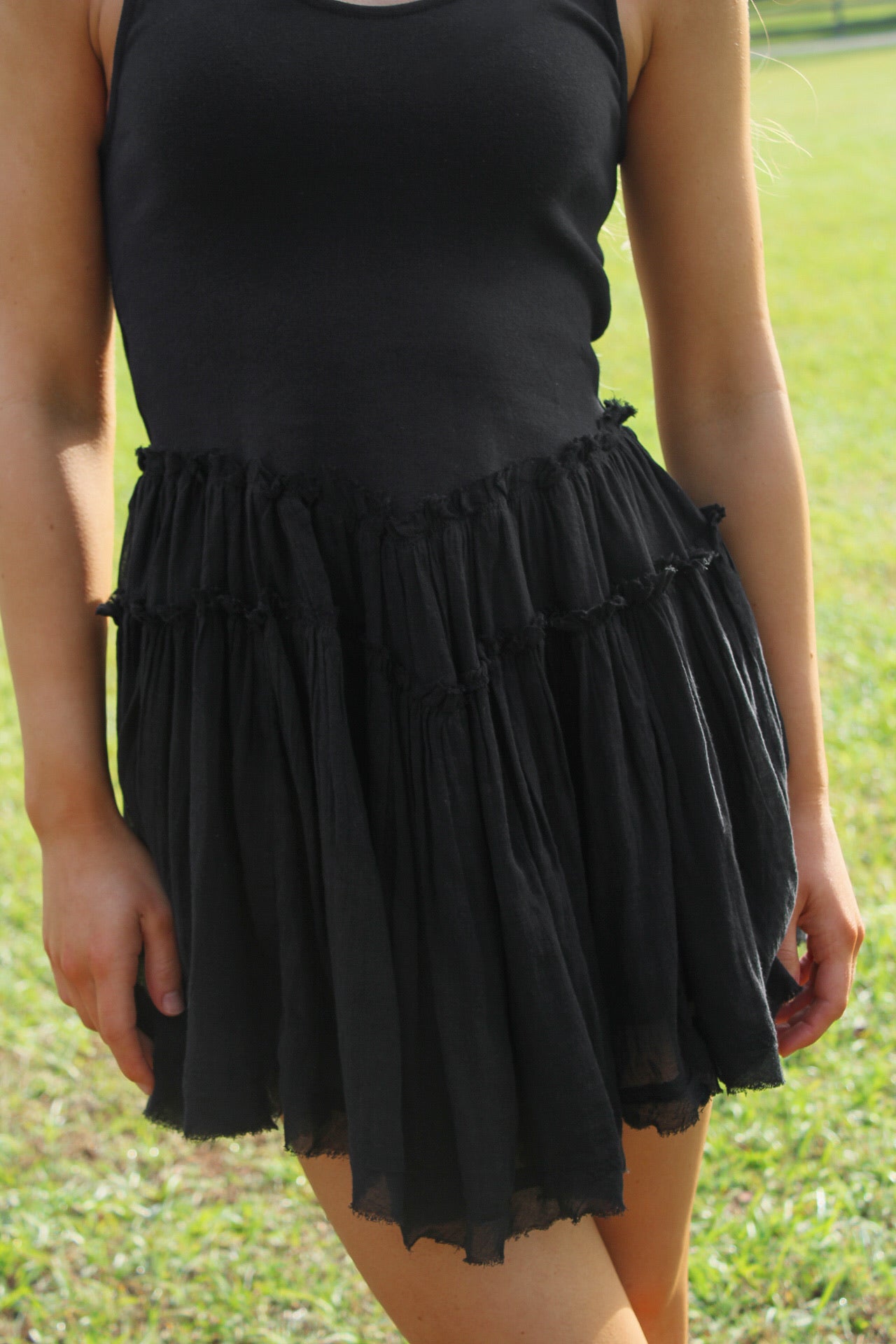 Soft Theory Sleeveless Mini Dress - Black