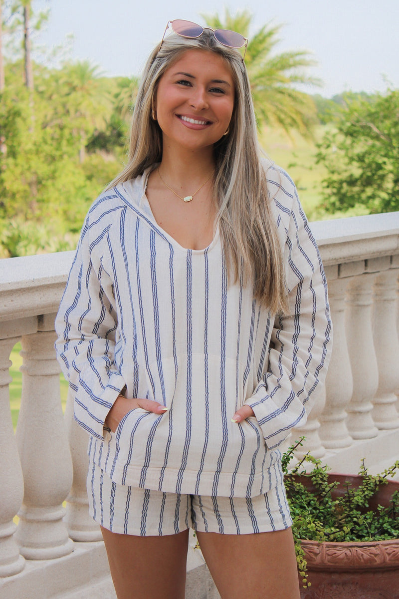 Lotus & Luna: Baja Pullover Collection - Sailor