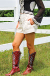 Finding Your Way Button Down Shorts - Bone
