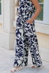 Thoughts Of You Wide Leg Pants - Navy
