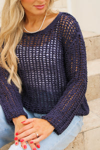 Dear John: Adela Sweater - Black Iris