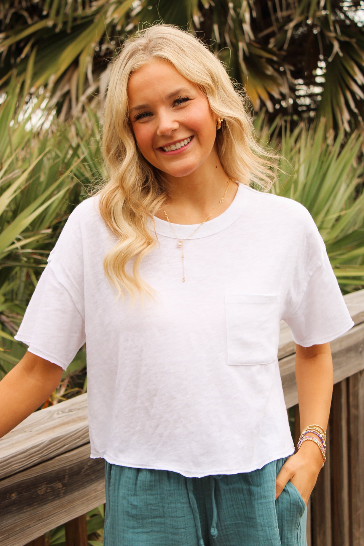 Z Supply: Everyday Pocket Tee - White