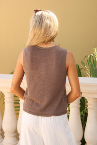 Z Supply: Syd Sweater Vest - Pebble Coast
