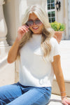 Getting Cozy Mock Neck Sweater -  Cream