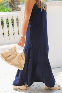 Elegant Summer Days Studded Clutch - Natural