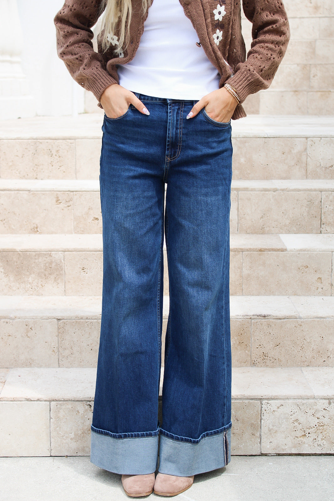 Dear John: Fiona Wide Leg Jean - Castillion