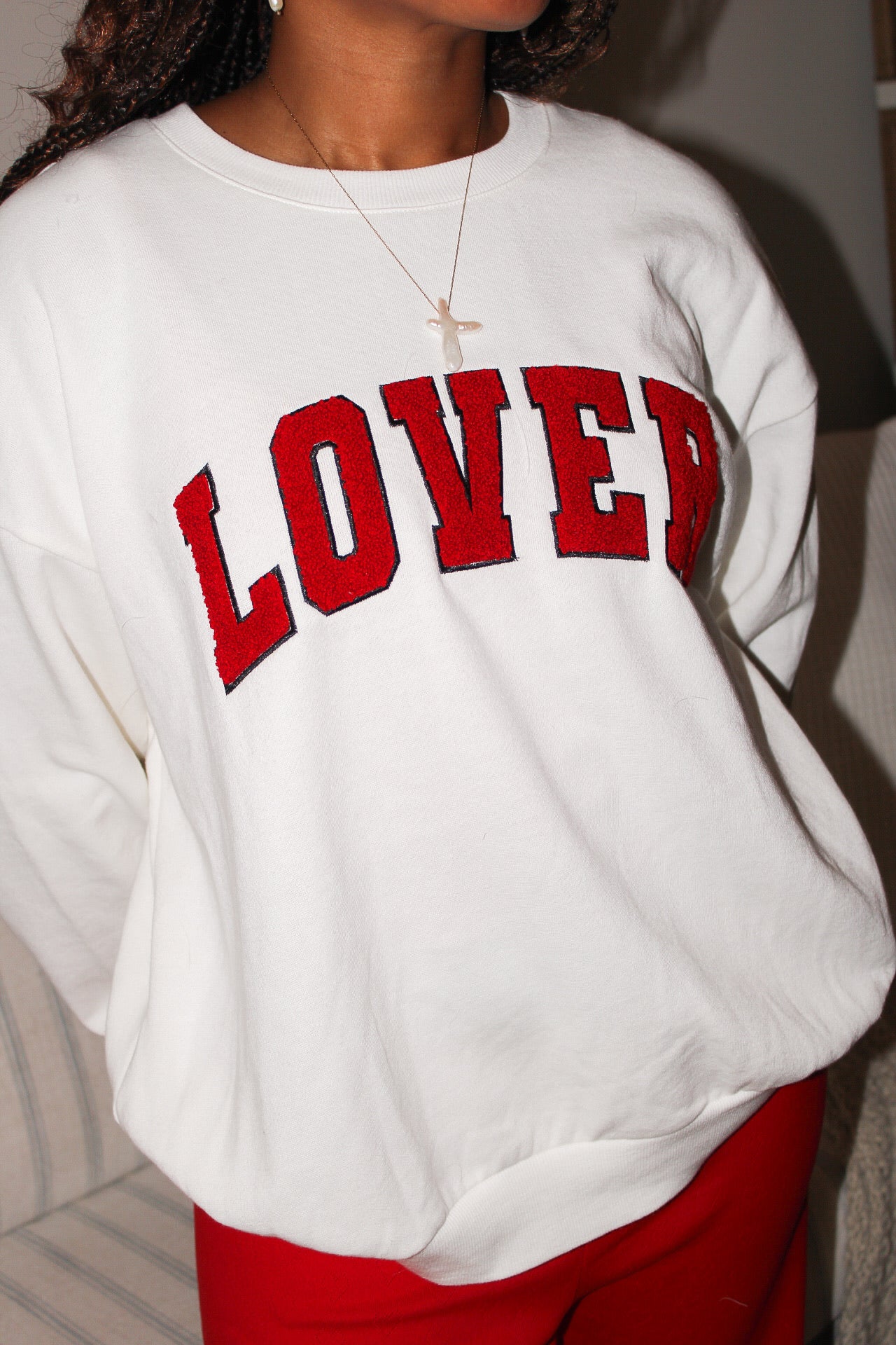 Z Supply: Oversized Lover Sweatshirt - Vanilla Ice
