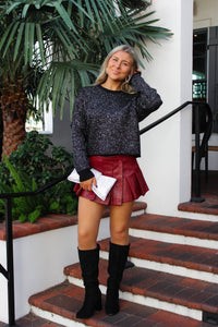 Z Supply: Gleam Sequin Sweater - Black