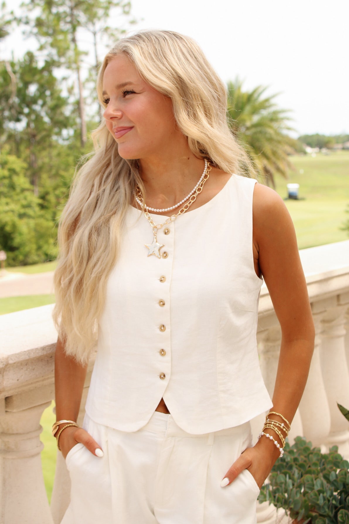 Z Supply: Roman Linen Vest - Cloud – Makk Fashions