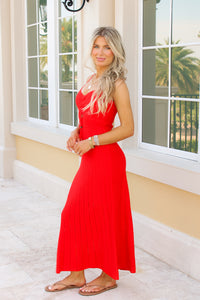 Z Supply: Sunda Crochet Midi Dress - Lychee
