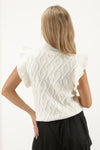 All About The Detail Textured Sweater - Ivory