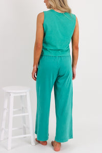 Z Supply: Scout Jersey Cropped Flare Pant - La Palma