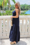 Dear John: Zion Gauze Dress - Black Iris