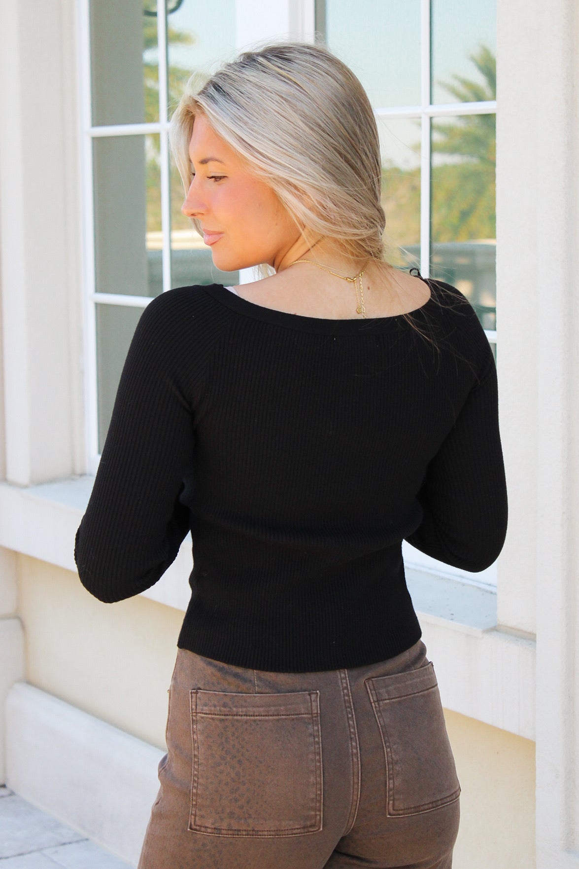 Z Supply: Jovy Sweater Top - Black