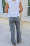 Dear John: Fiona High Rise Wide Leg Jeans - Graphite