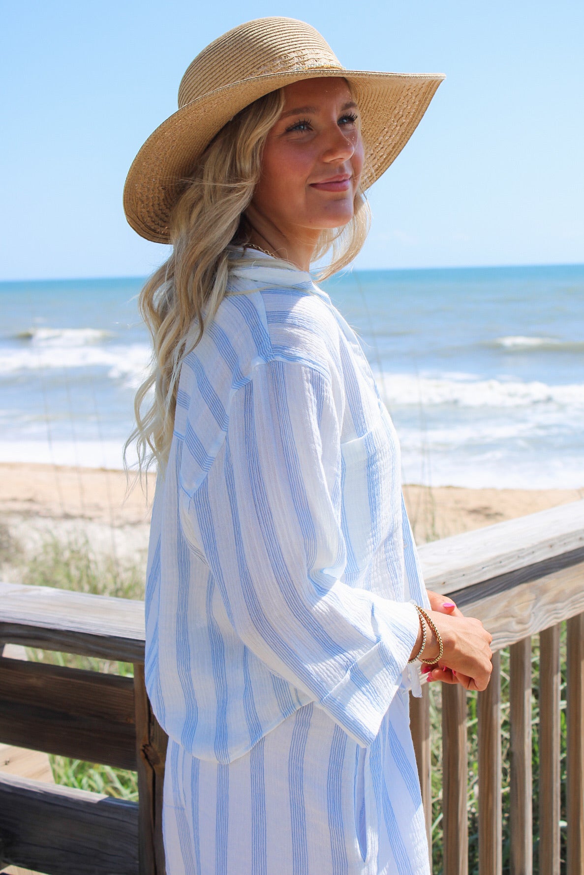 Z Supply: Helena Striped Shirt - Sea Salt
