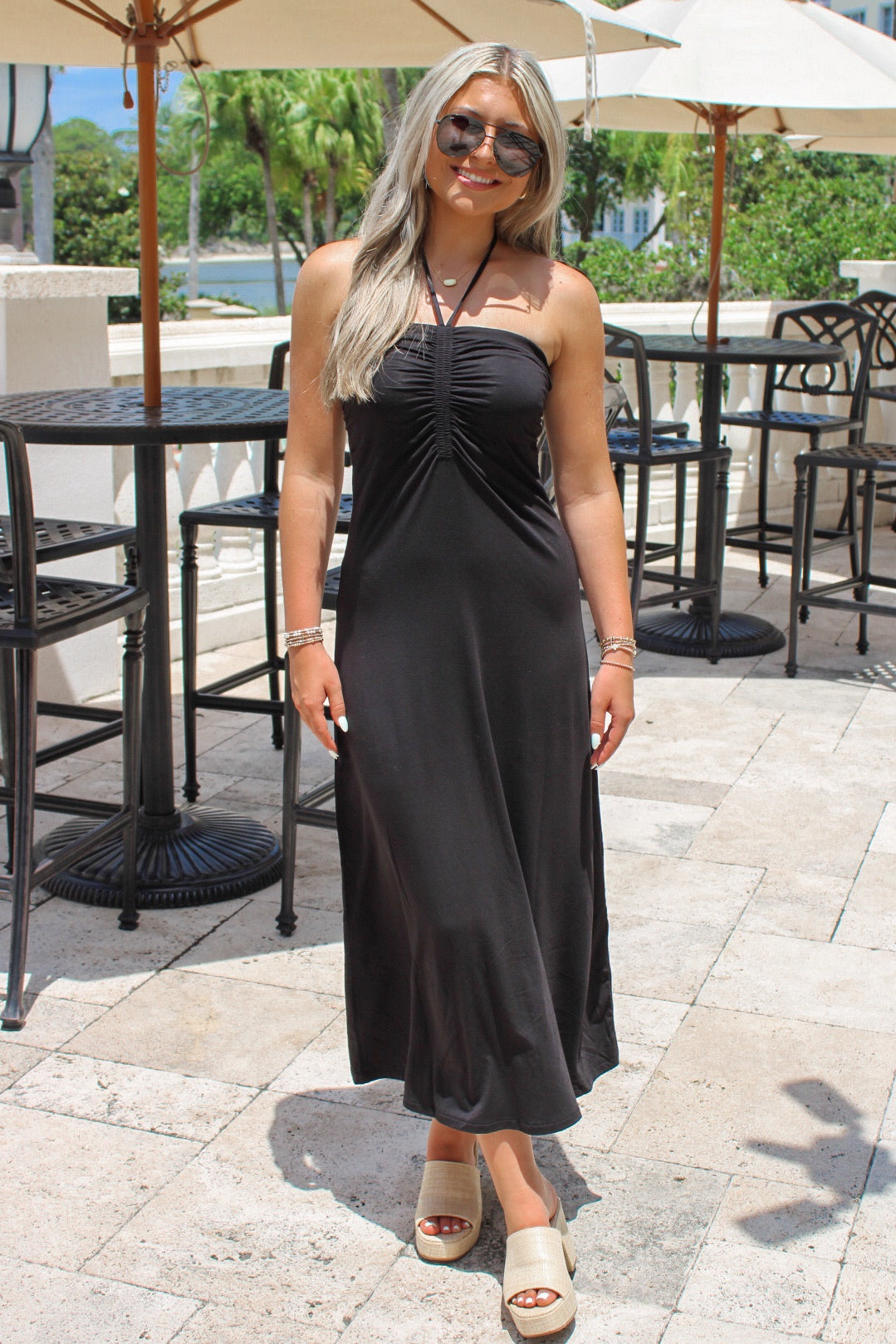 Z Supply: Cheval Midi Dress - Black