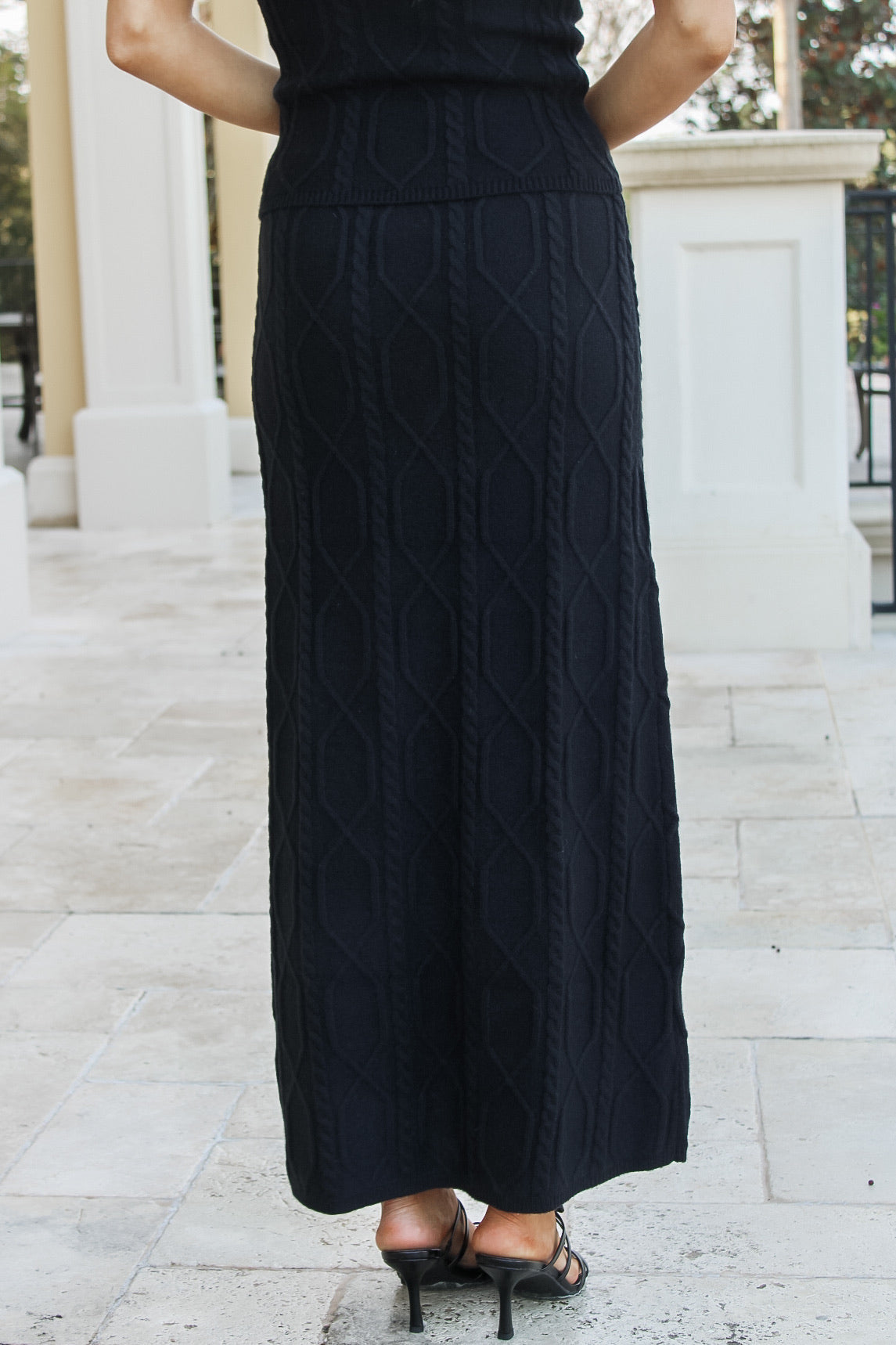 Sage The Label: Tabitha Sweater Skirt - Black