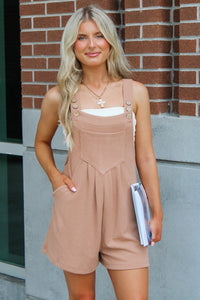 Always Dreaming Sleeveless Romper - Coco