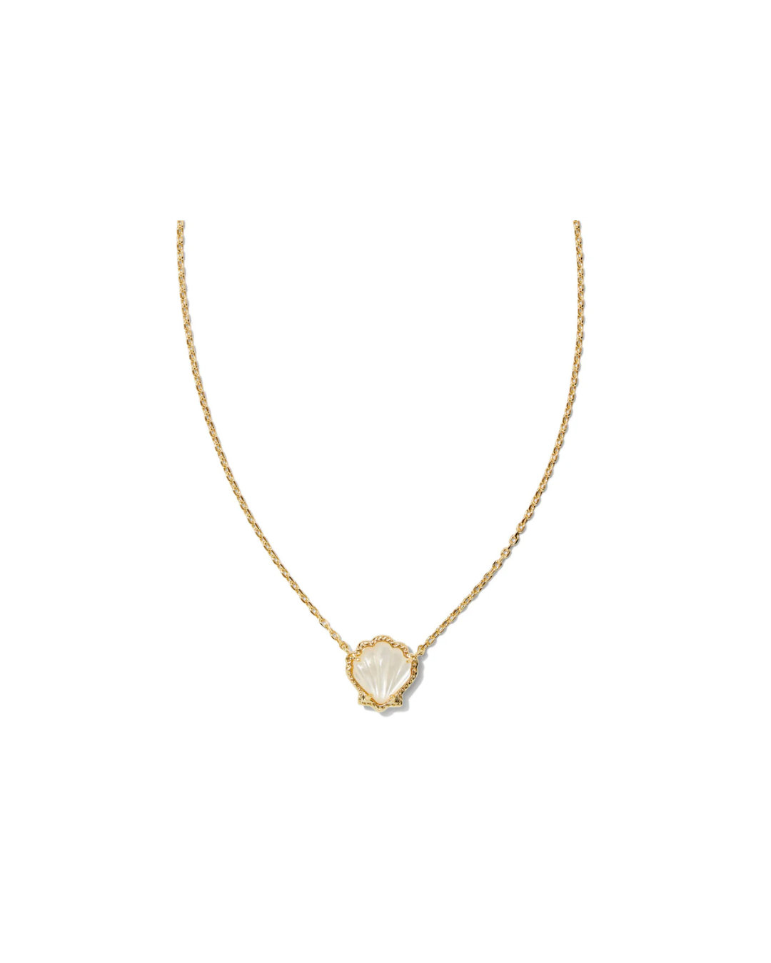Kendra Scott: Brynne Shell Pendant Necklace - Ivory MOP
