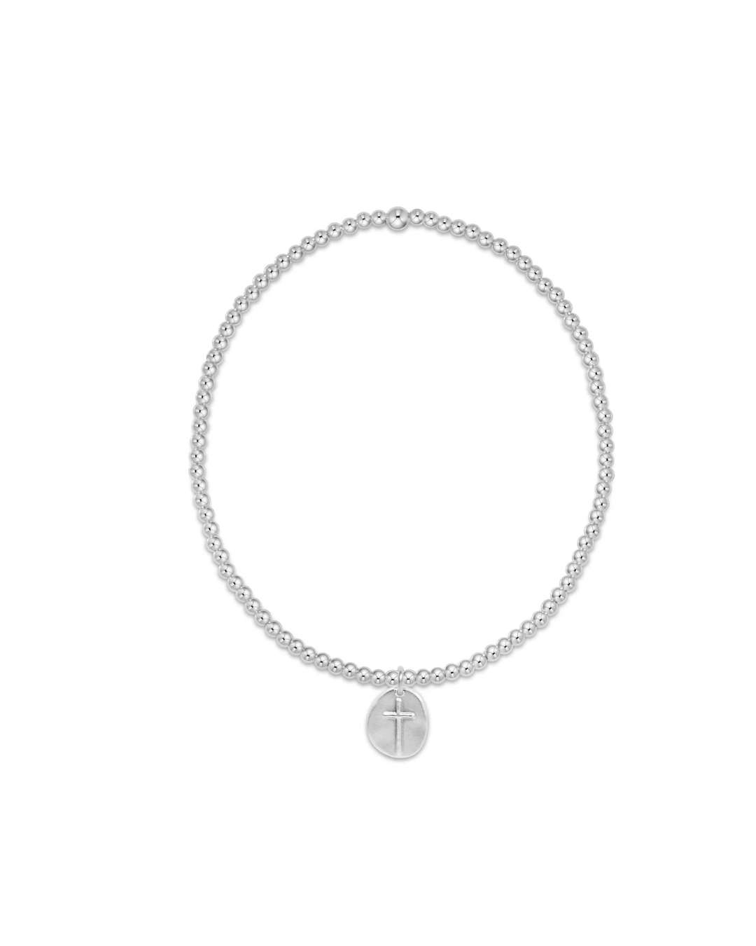 enewton: Classic Sterling 2mm Bead Bracelet - Inspire Small Sterling Charm